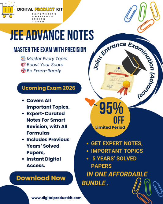 JEE Advance Notes
